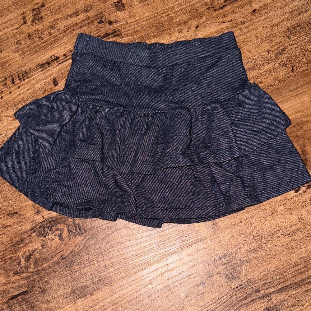 Jumping Beans Navy Ruffle Skater Skirt
